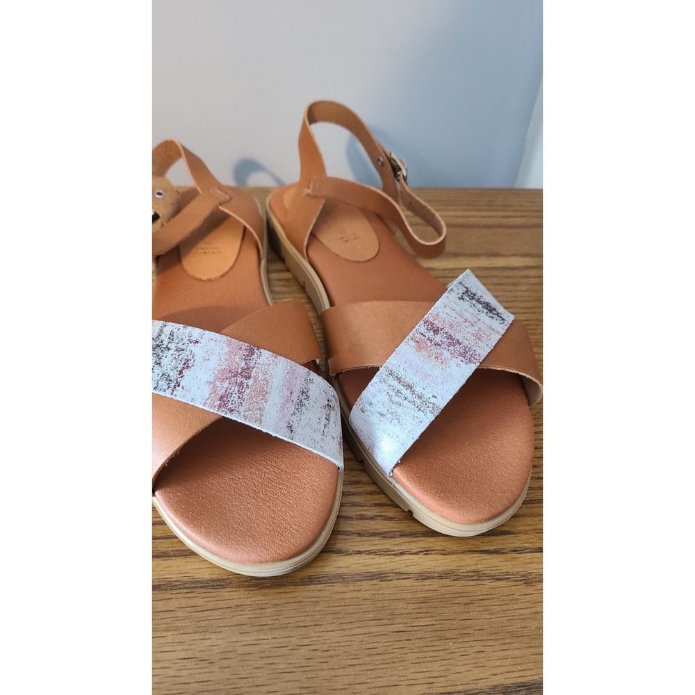 Helene‎ Rouge Sandalia Vaqueta/Serpiente-Cuero Size 8 Sandles